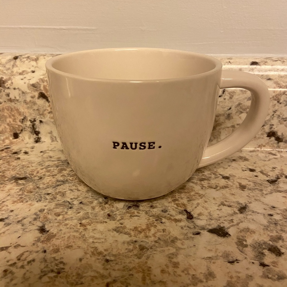 Rae Dunn Pause Mug